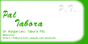 pal tabora business card